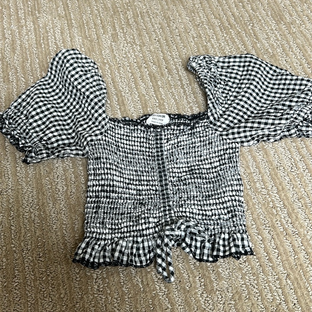 Plaid top